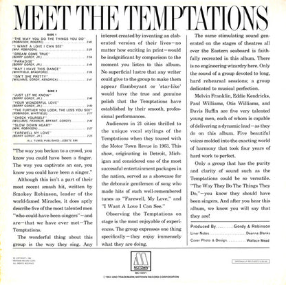 The Temptations - Meet The Temptations - LP 2
