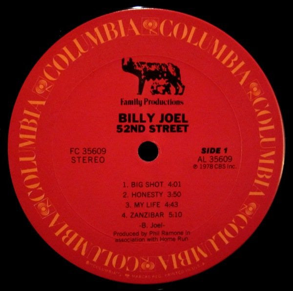 Billy Joel - 52nd Street - LP 3