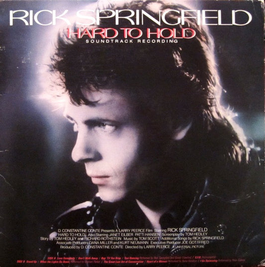 Rick Springfield - Hard to Hold - VINTAGE vinyl record for sale