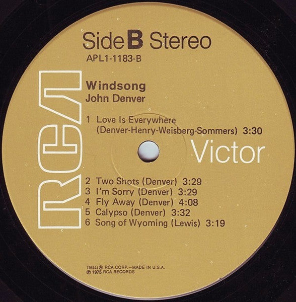 John Denver - Windsong - LP 5