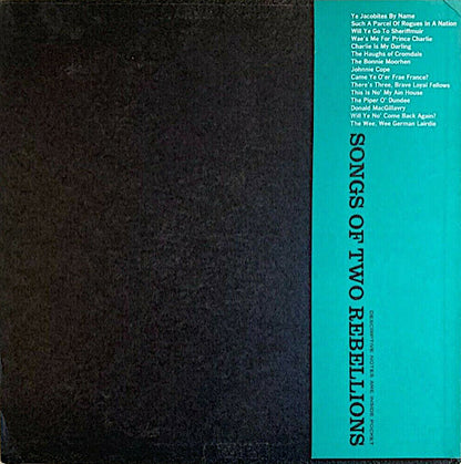Ewan MacColl - Songs Of Two Rebellions - The Jacobite Wars Of 1715 And 1745 In Scotland - Vinyl, LP, Album, Mono 2