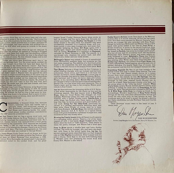 Gene Ammons - "Jug" Sessions - LP 3