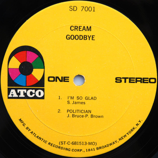 Cream - Goodbye - LP 4
