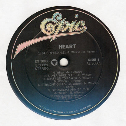 Heart - Greatest Hits / Live - Vinyl, LP, Compilation, Reissue, Stereo 3