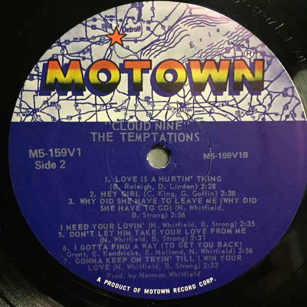 The Temptations - Cloud Nine - LP 4