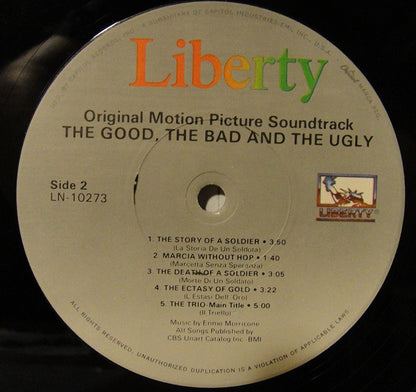 Ennio Morricone - The Good, The Bad And The Ugly (Original Motion Picture Soundtrack - LP 4