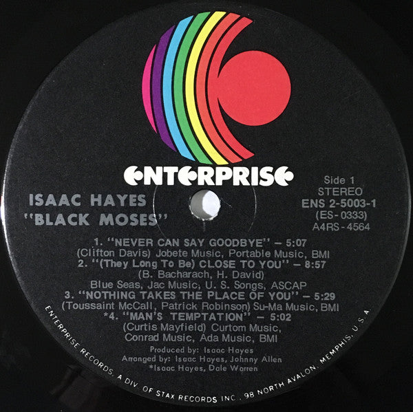 Isaac Hayes - Black Moses - LP 3