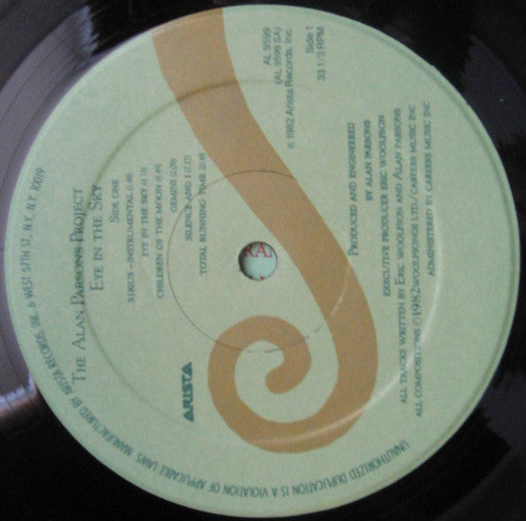 The Alan Parsons Project - Eye In The Sky - LP 3