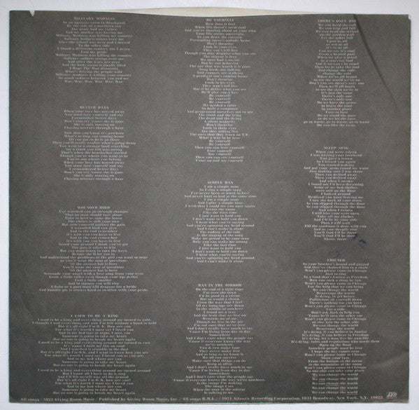 Graham Nash - Songs For Beginners - LP 4