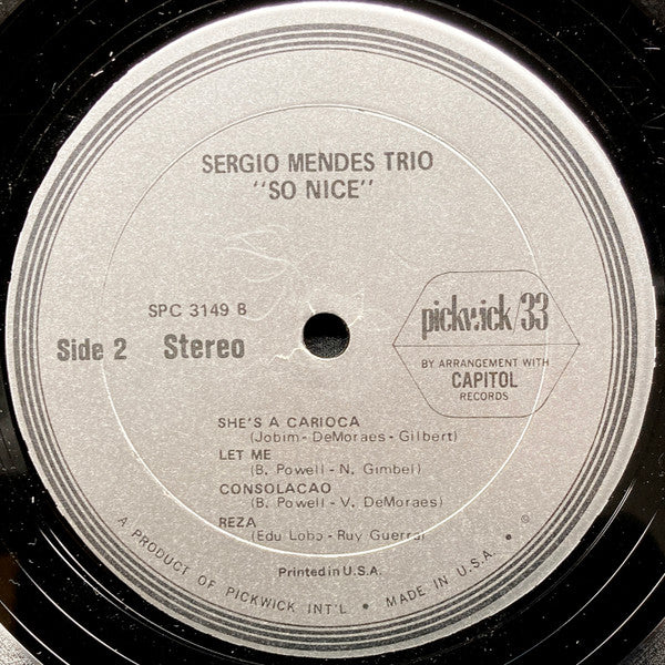 The Sergio Mendes Trio - So Nice - LP 4
