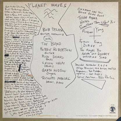Bob Dylan - Planet Waves - LP 2