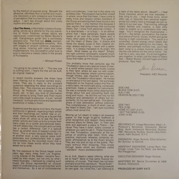 Steely Dan - Aja - LP 3