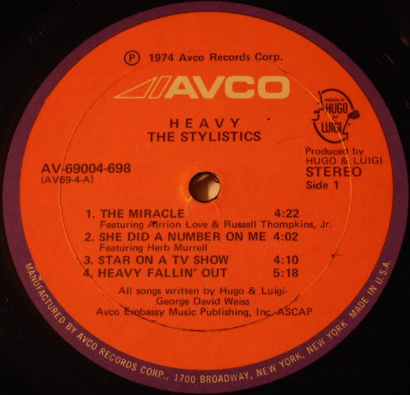 The Stylistics - Heavy - LP 3