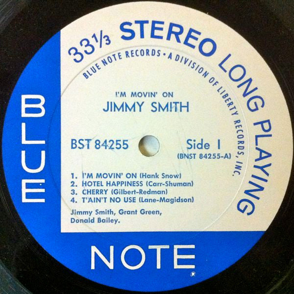 Jimmy Smith - I'm Movin' On - Vinyl, LP, Album, Stereo 3