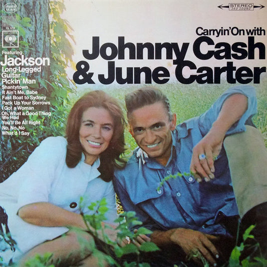 JOhnny Cash and June Carter - Carryin' On With - LP
