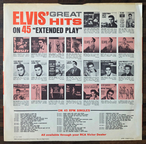 Elvis Presley - Elvis' Golden Records Volume 3 - LP 4