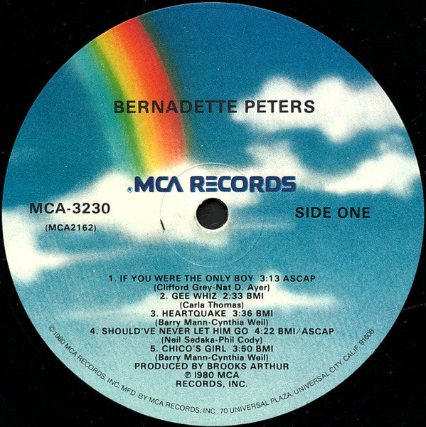Bernadette Peters - Bernadette Peters - LP 3