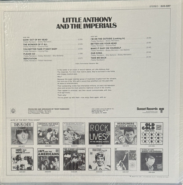 Little Anthony And The Imperials - Little Anthony And The Imperials - LP 2