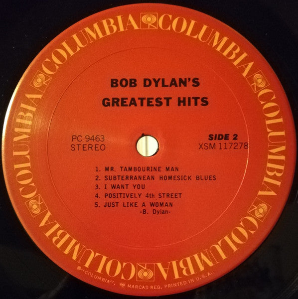 Bob Dylan - Bob Dylan's Greatest Hits - LP 4