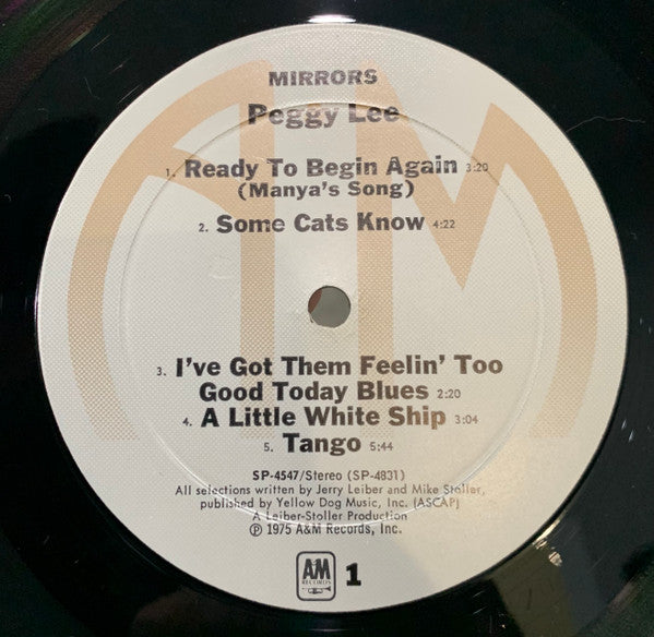 Peggy Lee - Mirrors - LP 3