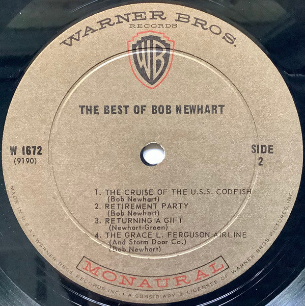 Bob Newhart - The Best Of Bob Newhart! - LP 4