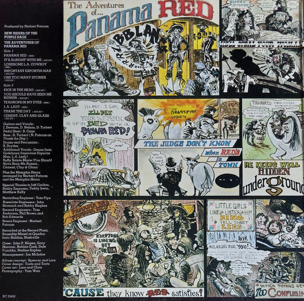 New Riders Of The Purple Sage - The Adventures Of Panama Red - Vinyl, Album, LP, Reissue 3