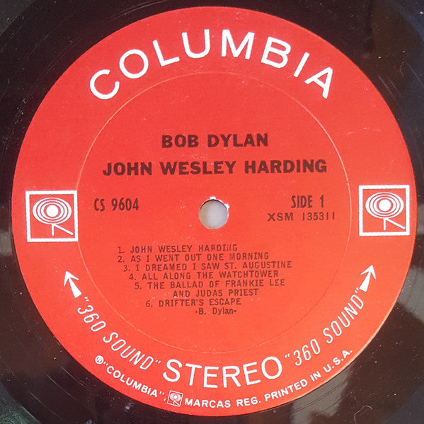 Bob Dylan - John Wesley Harding - LP 3