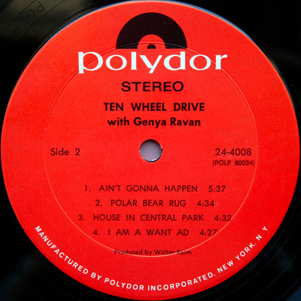 Ten Wheel Drive With Genya Ravan - Construction #1 - LP 5