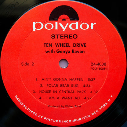 Ten Wheel Drive With Genya Ravan - Construction #1 - LP 5