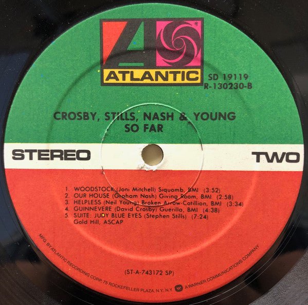Crosby, Stills, Nash & Young - So Far - LP 4