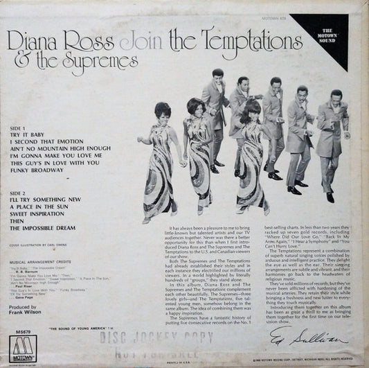 Diana Ross & The Supremes Join The Temptations - Diana Ross & The Supremes Join The Temptations - LP 2