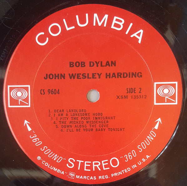 Bob Dylan - John Wesley Harding - LP 4
