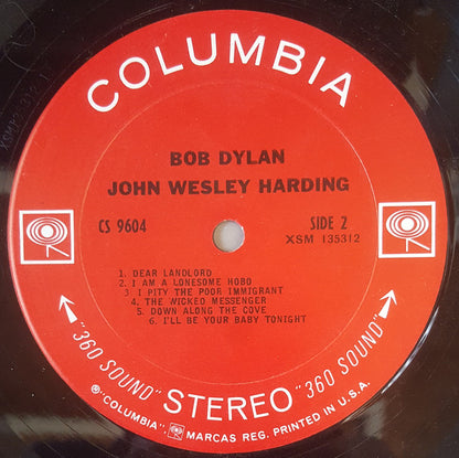 Bob Dylan - John Wesley Harding - LP 4
