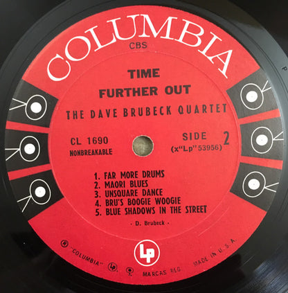 The Dave Brubeck Quartet - Time Further Out: Miro Reflections - LP 4