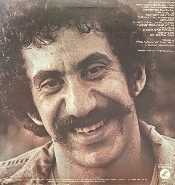 Jim Croce - Photographs & Memories: His Greatest Hits - LP 2
