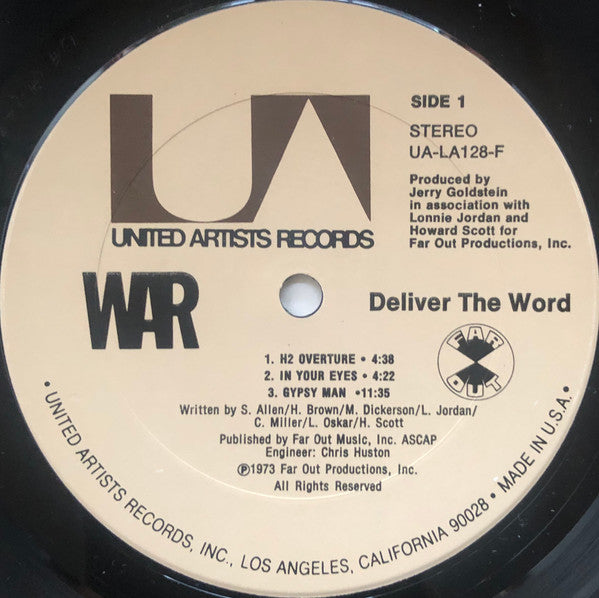 War - Deliver The Word - LP 4