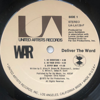 War - Deliver The Word - LP 4