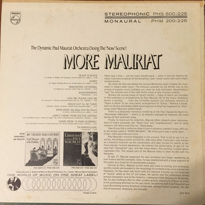 Paul Mauriat And His Orchestra - More Mauriat - LP 2