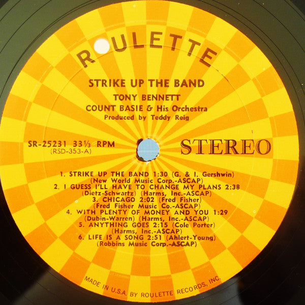 Bennett & Basie - Strike Up The Band - LP 3