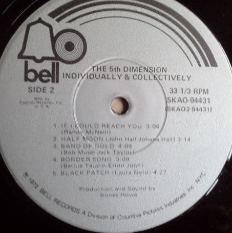 The 5th Dimension - Individually & Collectively - LP 4