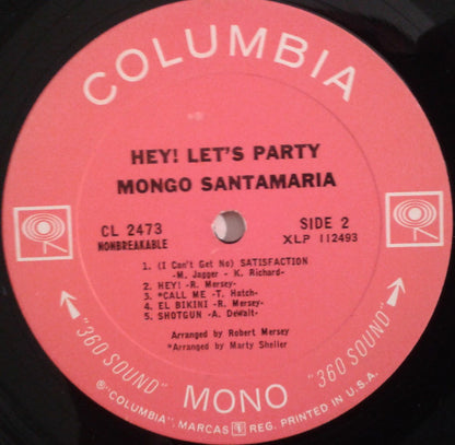 Mongo Santamaria - Hey! Let's Party - LP 4