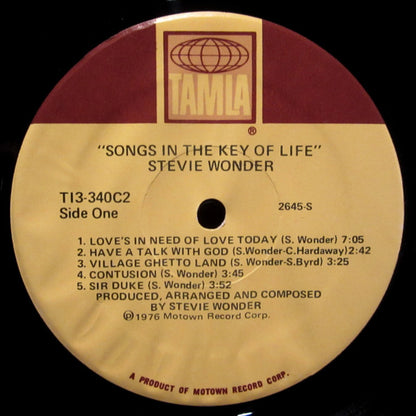 Stevie Wonder - Songs In The Key Of Life - LP 4