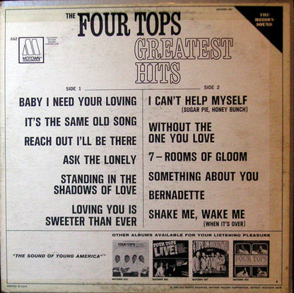 Four Tops - Four Tops Greatest Hits - LP 2