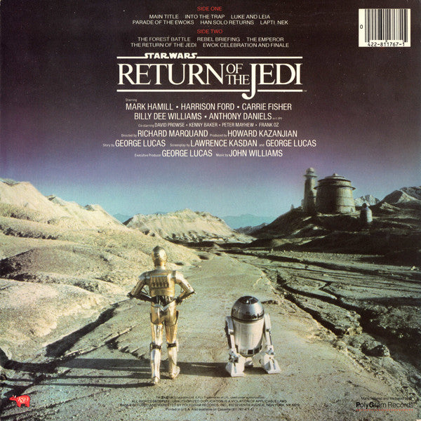 John Williams - Star Wars / Return Of The Jedi - The Original Motion Picture Soundtrack - LP 3