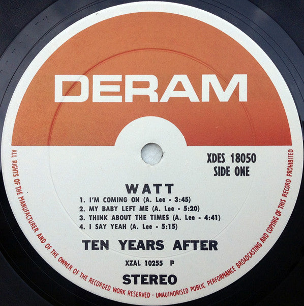 Ten Years After - Watt - LP 4