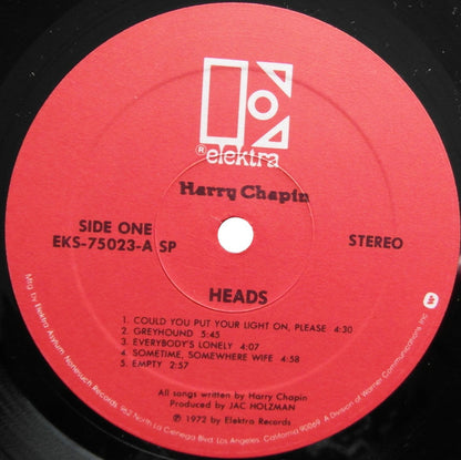 Harry Chapin - Heads & Tales - LP 3
