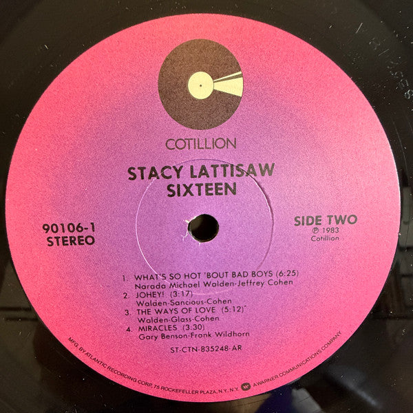 Stacy Lattisaw - Sixteen - LP 4