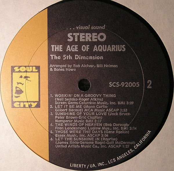 The 5th Dimension - The Age Of Aquarius - LP 5