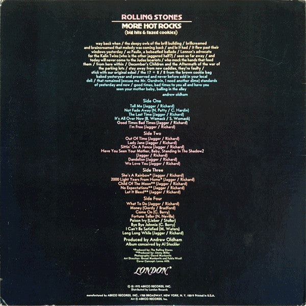 The Rolling Stones - More Hot Rocks (Big Hits & Fazed Cookies) - LP 3