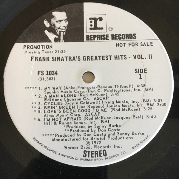 Frank Sinatra - Frank Sinatra's Greatest Hits Vol. 2 - LP 3